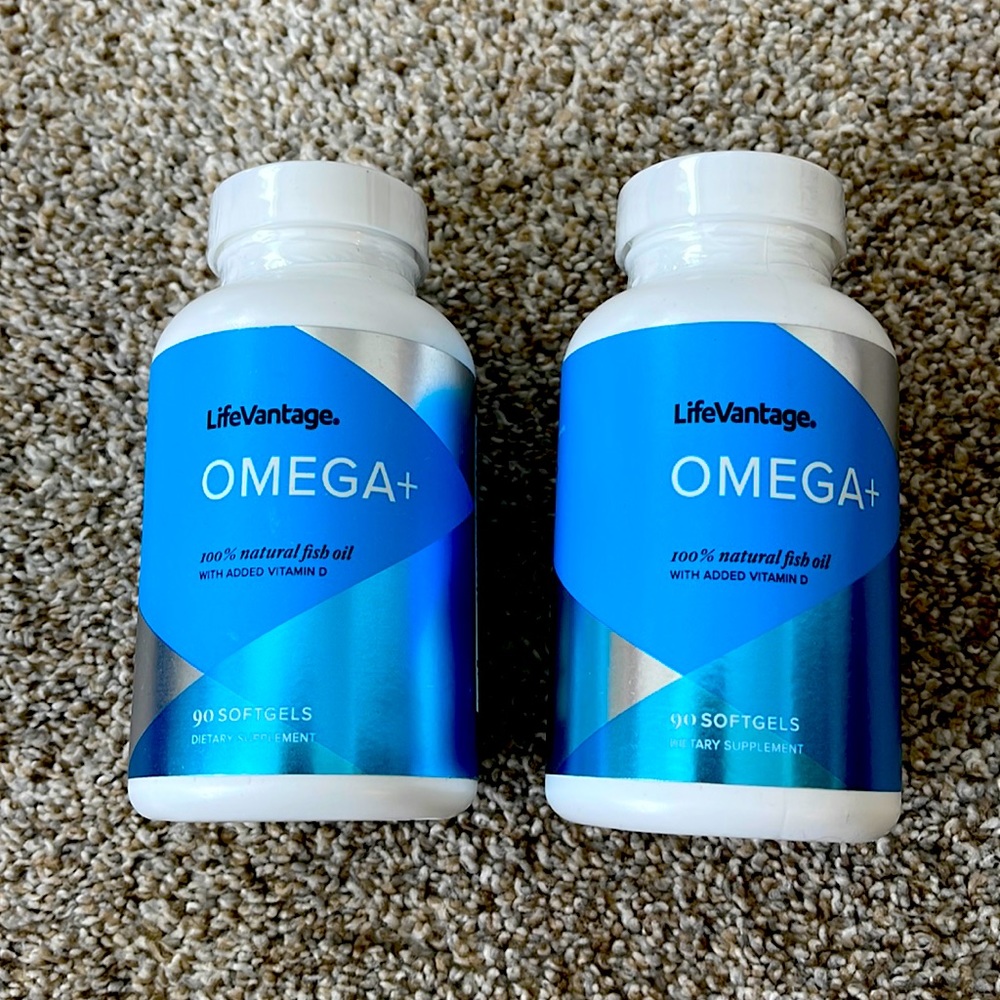 2 omega + sealed bottles of lifevantage. Expire 06/15/2023 and 05/26/2023